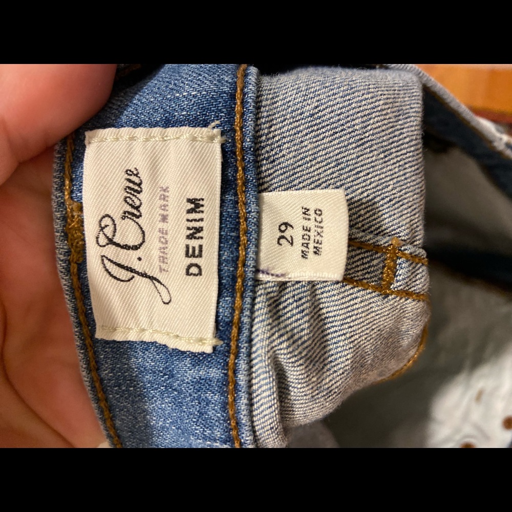 J.Crew High Rise Denim Shorts - Picture 3 of 6
